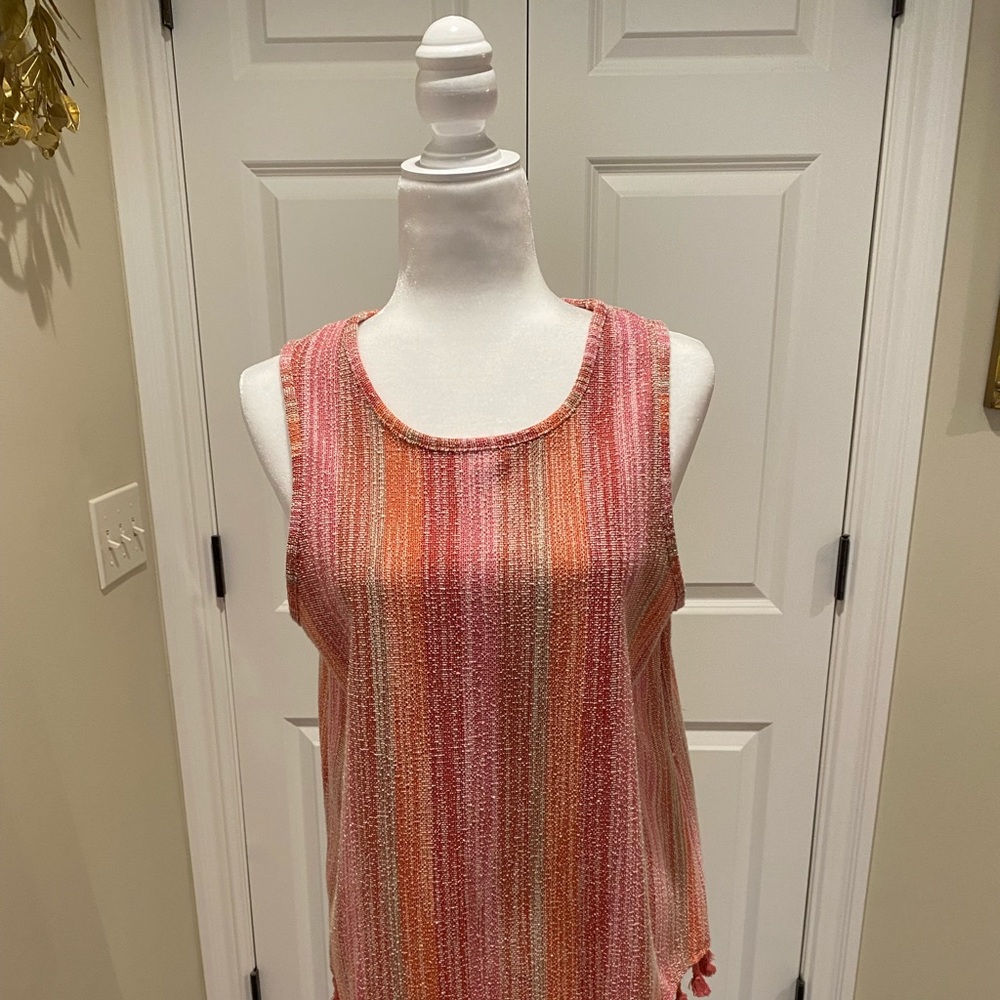 W5 Striped Sleeveless Top